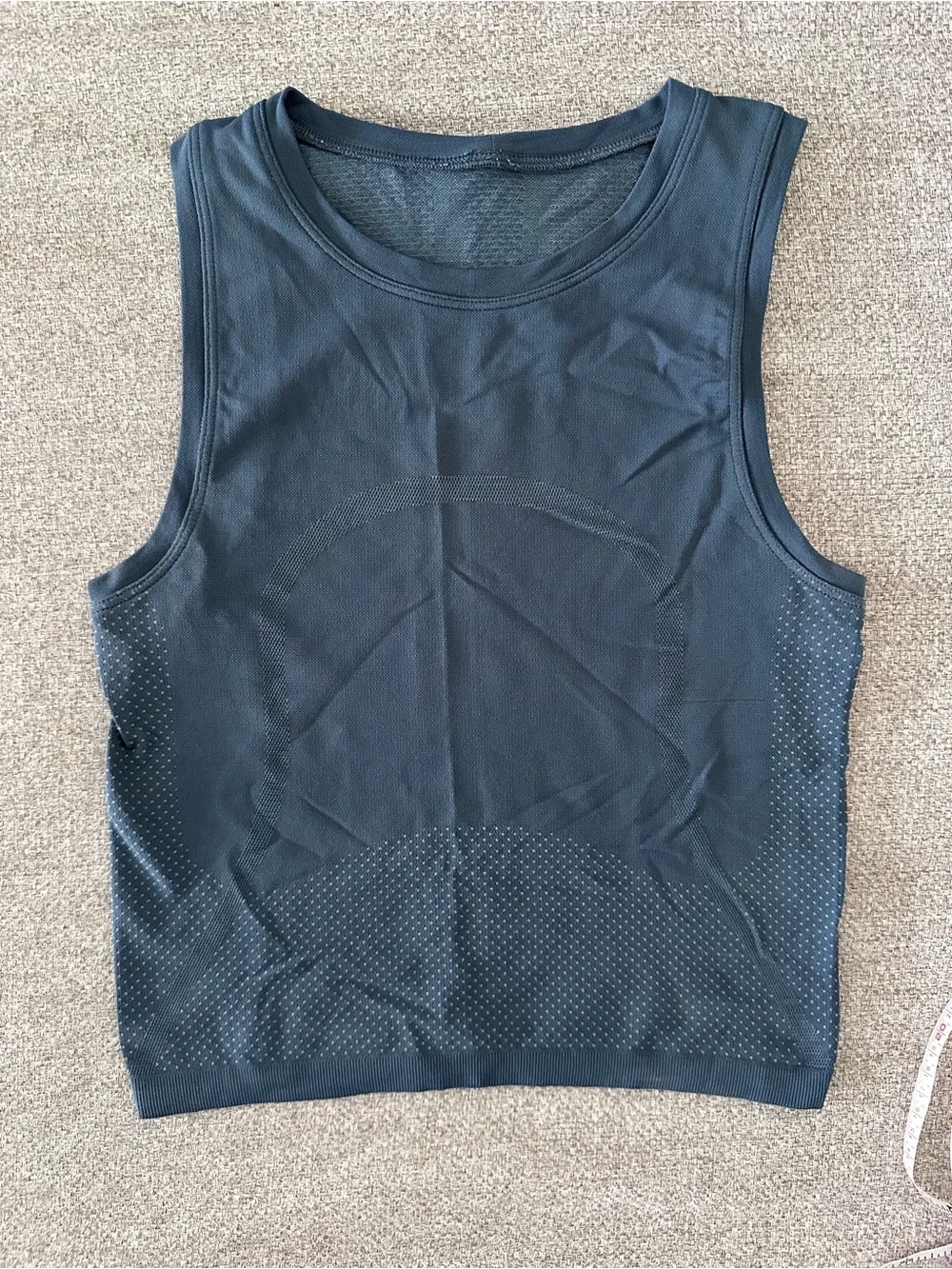 lululemon athletica Blue Seamless Performance Tank
